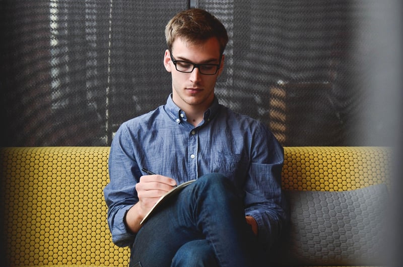 Businessman Writing